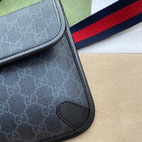 グッチバッグ角部分ディテール